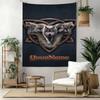 Gothic Illustrations Custom Your Name Wall Decor Tapestry Art For Pet Memorial Birthdaywedding Party Backdrop Family Gift
