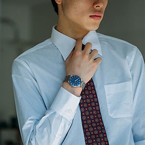 BERING Men's Analog Solar Watch, Collection Model 15239-777, Titanium Strap & Sapphire Crystal Link Belt, Officially Imported, 3-Year Warranty, Scratc