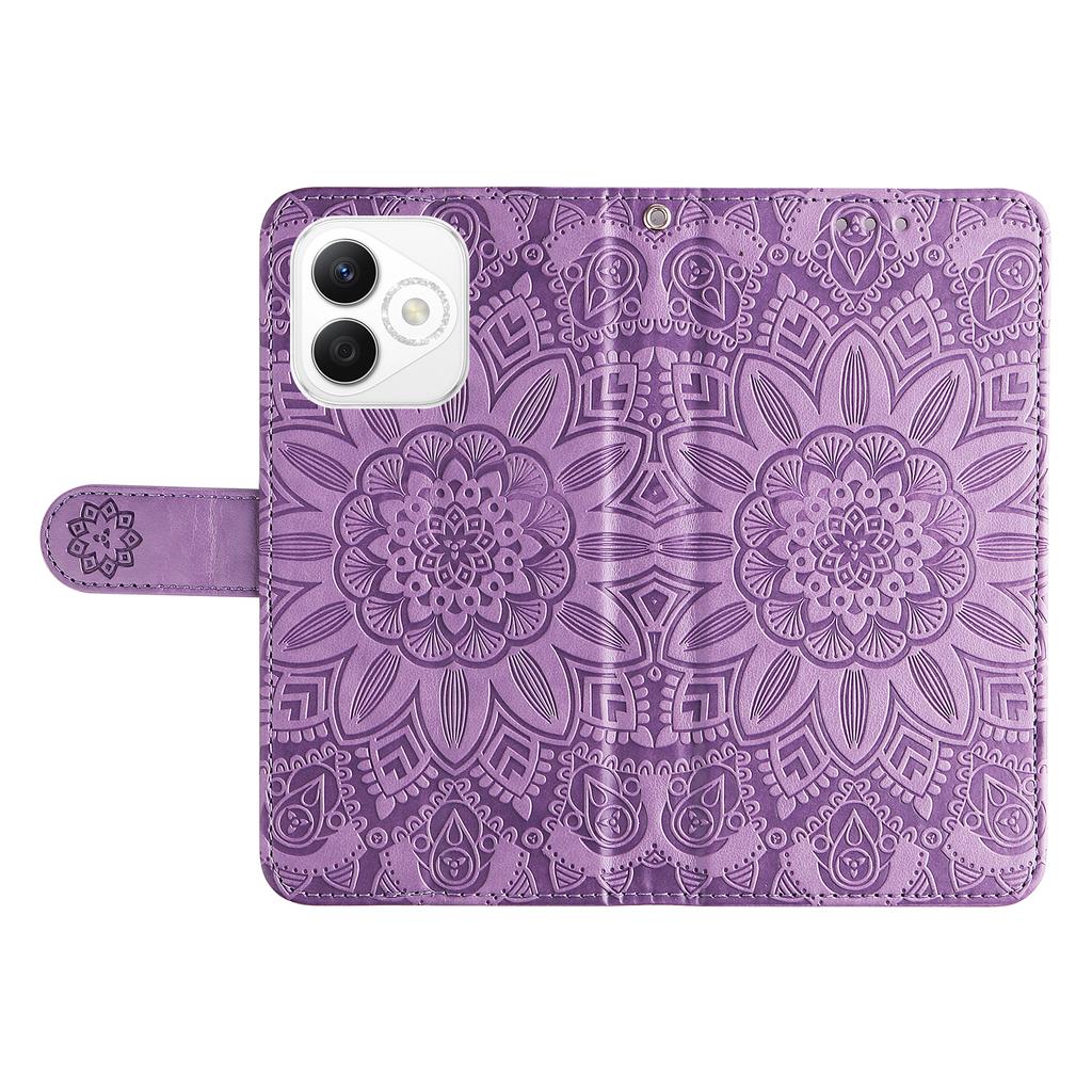 For Honor X60i 5G Case Sunflower Imprint Leather Wallet Phone Cover