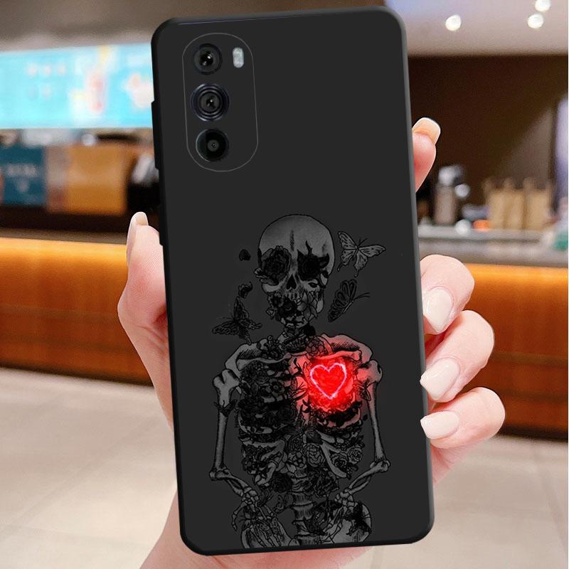 Skeleton Art Phone Case For Motorola Edge 60 50 40 Pro 60 50 40 30 Ultra Neo Fusion Moto G Play G Stylus G Carcasas