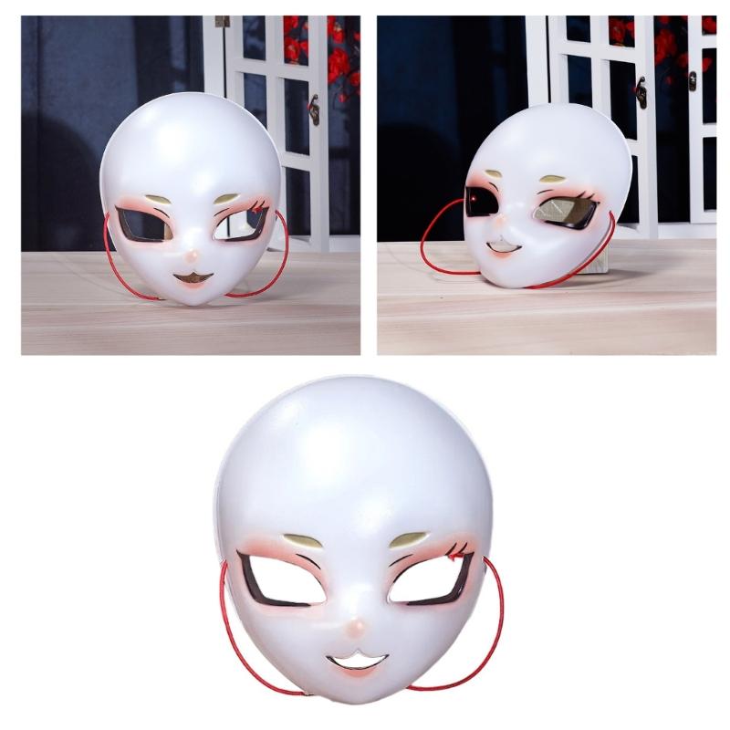 Masquerade Mask for Women Girl Halloween Mask, Halloween Cosplay Mask Masquerade Full Face Mask Accsessory