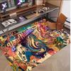 Other Similar Designs Theme Soft Crystal Velvet Rug Custom Name & Text Print Non Slip Floor Rug for Bedroom Living Room