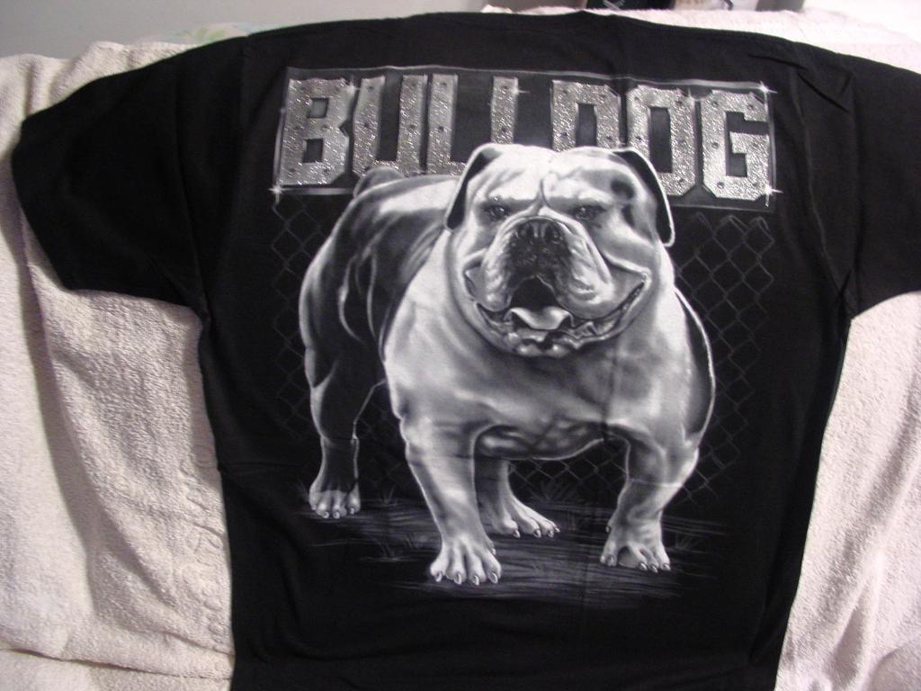BULLDOG RUDE DOG BEWARE OF DOG T-shirt