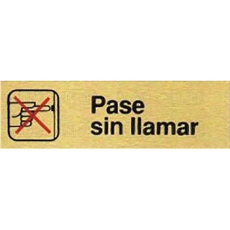 DUVER - PLACA ALUMINIO ORO 150x45''PAS.SIN LLMAR''