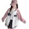 Girls Baseball Jacket for Spring Autumn Comfortable Casual Sporty Top