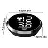 Mini Car Digital Clocks Car Dashboard Stick On Small LED Time Display Watch Automotive Adhesive Digital Clocks