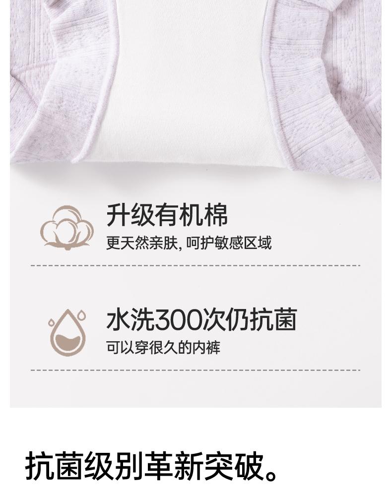 3-Pack Maternity Underwear - Pure Cotton, Antibacterial, High Waist