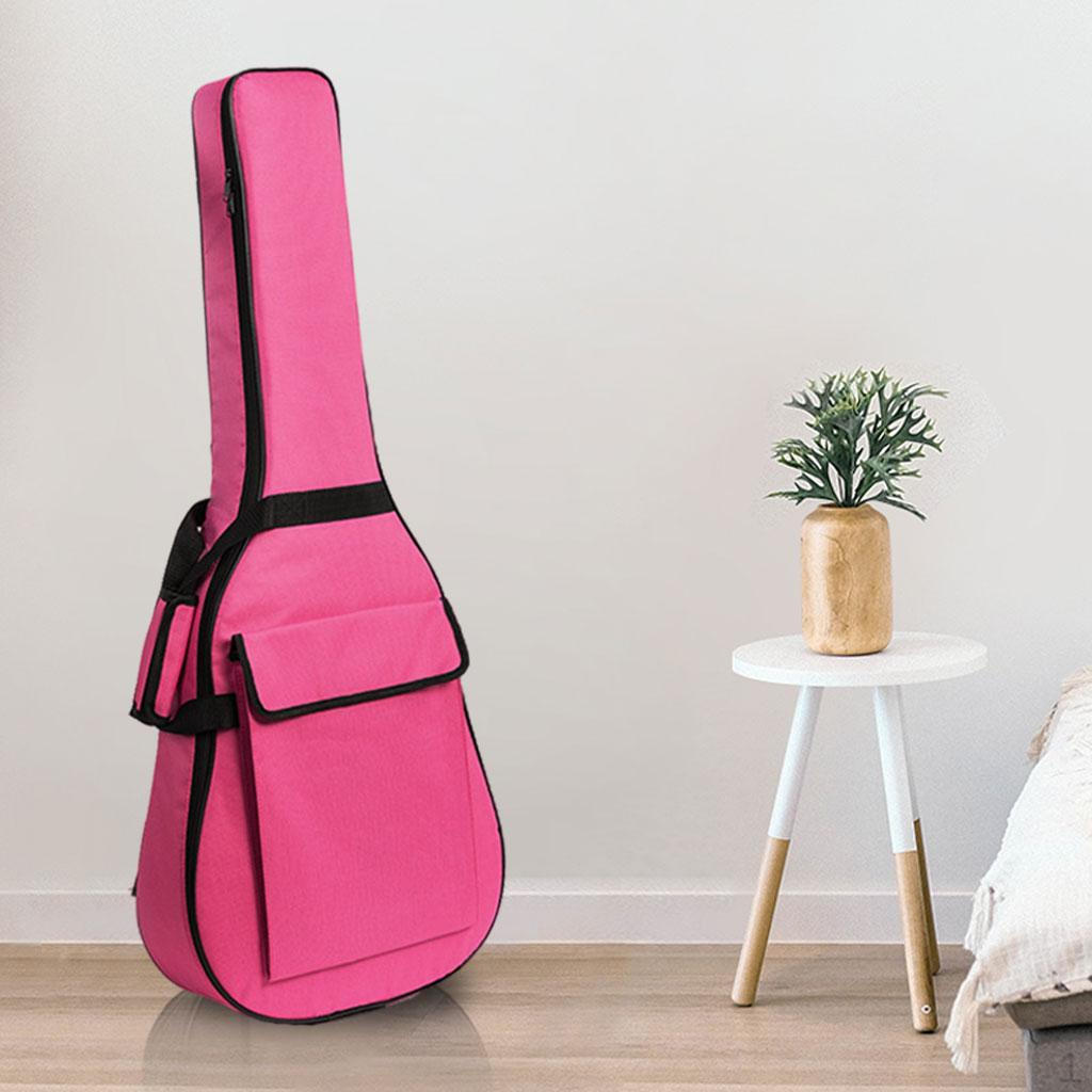 Acoustic Guitar Bag Oxford Cloth Dustproof Travel Carrying Backpack Double Shoulder Strap