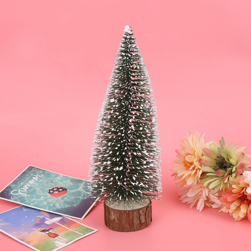 Stolní LED světla Mini vánoční stromek Dekorace Domov Vánoční festival Dárek Ozdoba 25cm / 9.8in