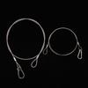 4Pcs/Lot Flexible Thin Black 1.5/2/3Mm Cable Safety Steel Lock Wire Safe Rope Locks Led Par Light Duty Quick Release Pin