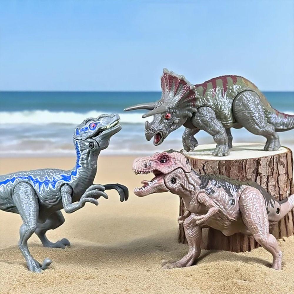 Plastic Simulation Dinosaur Action Figures Jurassic Dinosaur Miniatures Figurine  Children Toys