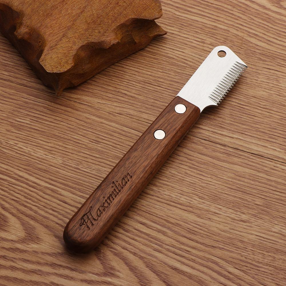 Disassembled Convenient Fur Cleaner grooming Supply Hairdressing Tool Pet Hair Remover Cat Brush Wooden Handle Grooming Comb
