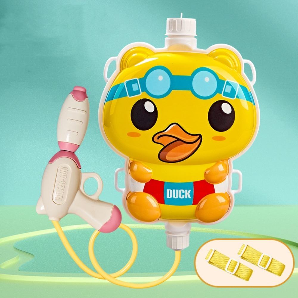

Large-capacity Water Fight Toy Cartoon Animals Summer Toy Water Water Sprayer Backpack Beach Pool 1200ML duck