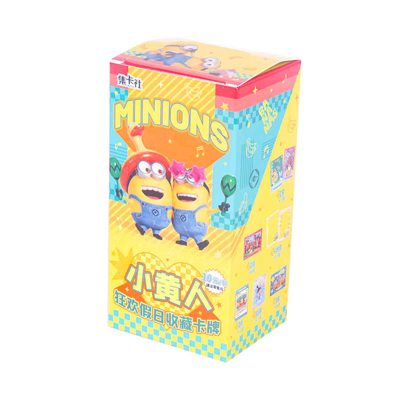 genuine Minions Banana collection card Cute main bag Rare Card Movie Anime characters Collector s Cards Kids Toys Gifts