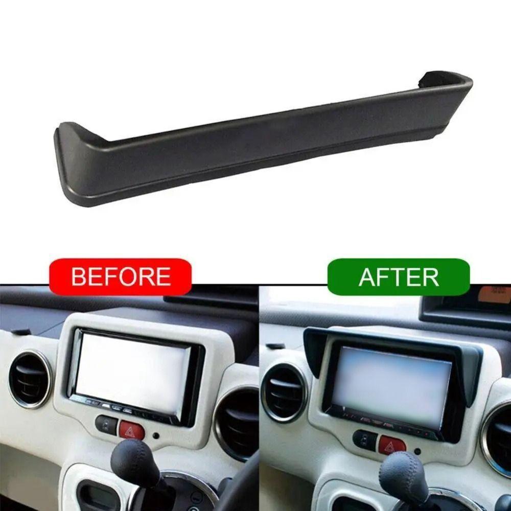 Anti Glare Navigation Sunshade Lens Hood In Dash Screen Sun Guard  Automotive Use