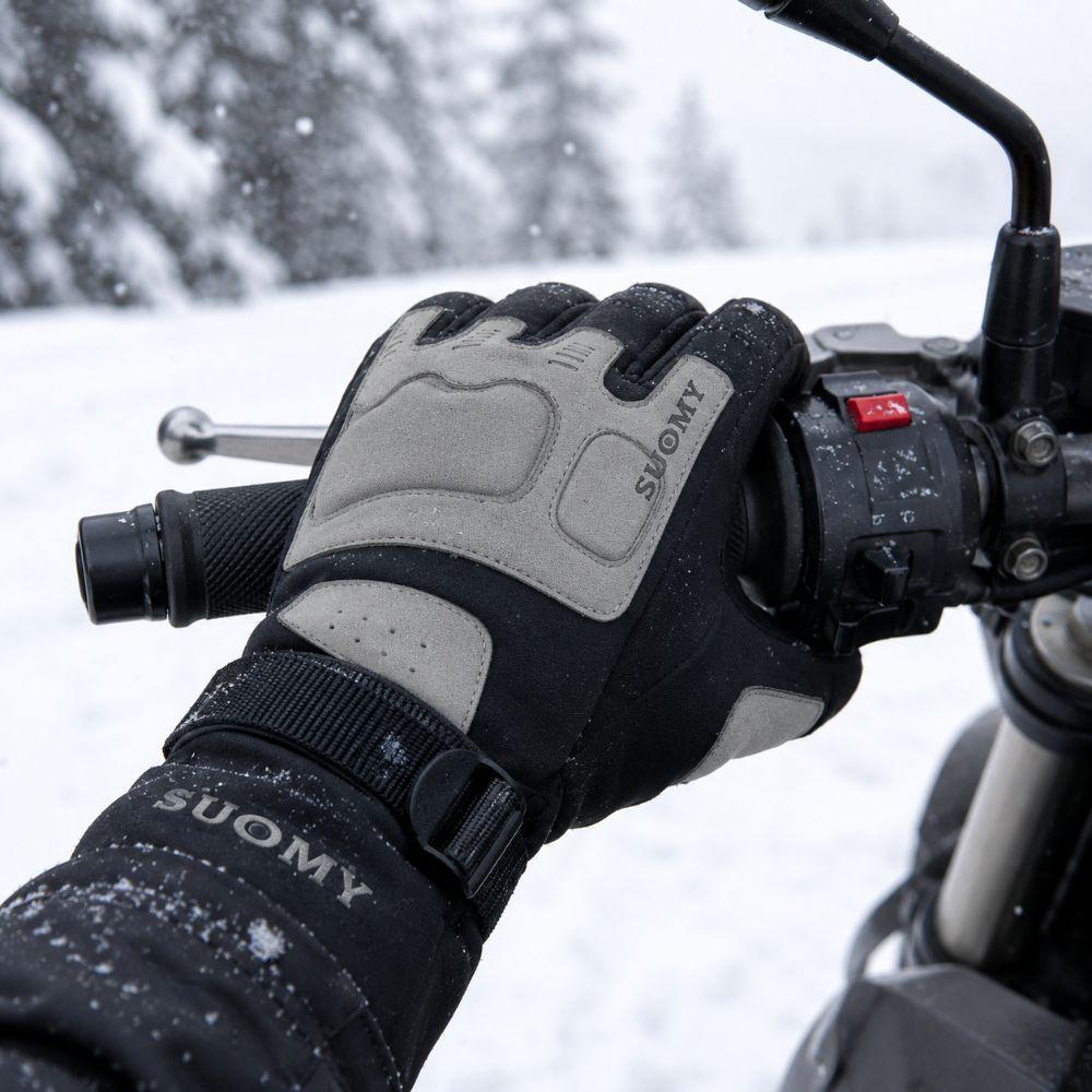 1Pair Touch Screen Motorcycle Gloves Waterproof Biker Gloves  for Cycling,Hiking,Running,Driving