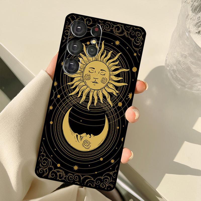 Magic Moon Tarot Case For Samsung Galaxy S24 Ultra S21 S22 S23 S25 Ultra S9 S10 Plus S20 FE S25 FE Back Cover