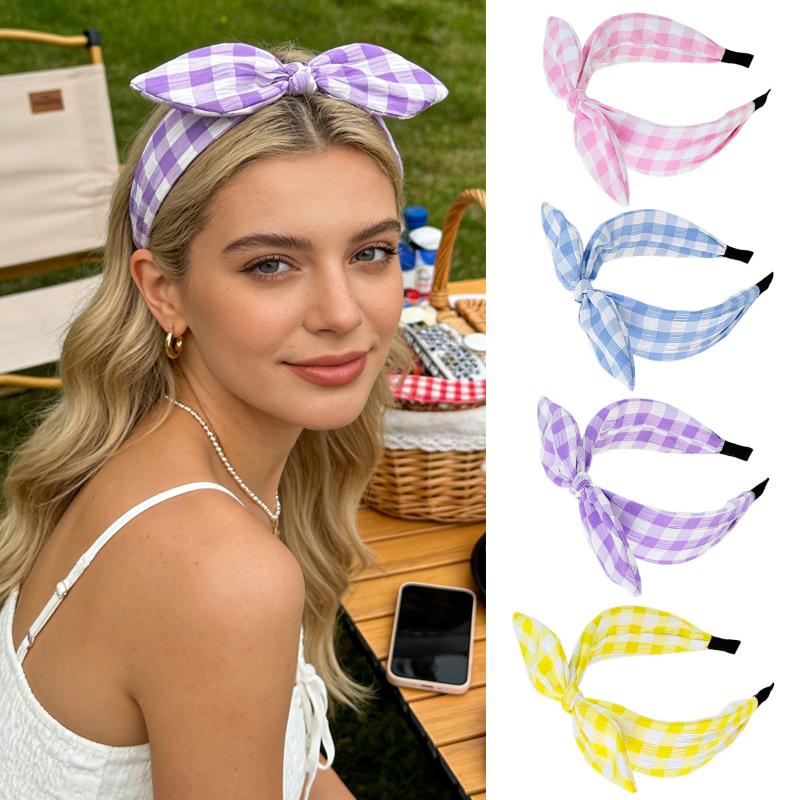 Non Slip Ocean Fish Print Headband with Cute Bow Perfect for Wide Hair Hoop Lovers
