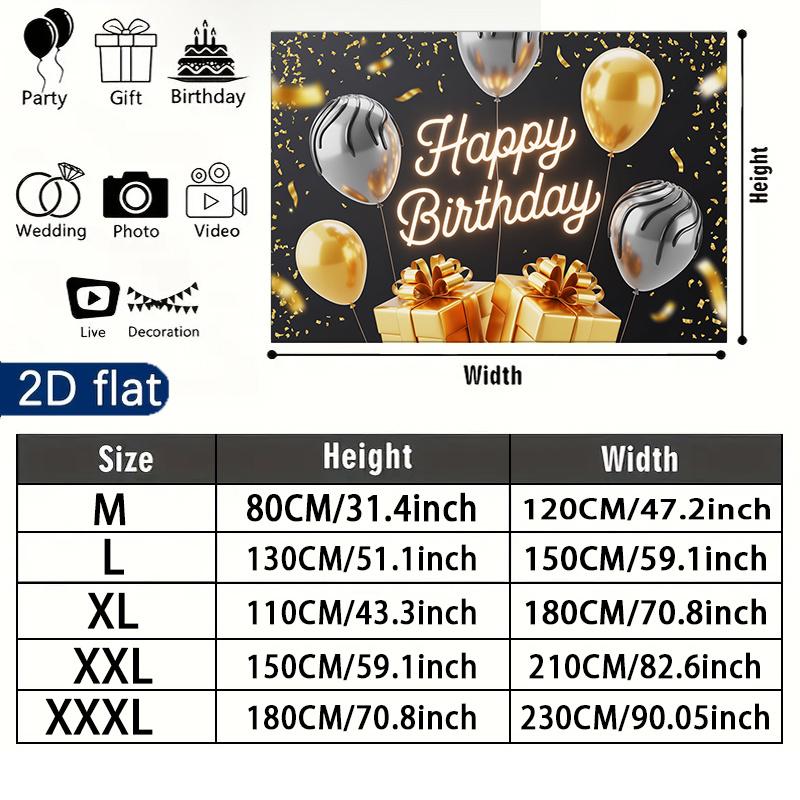 Party Backdrop Happy Birthday Birthday Photo Booth Background Front Door Decor