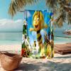 Ultra-Soft Beach Towel with Mario Theme,Ideal for Pool - Camping, Diving - Perfect Travel Essential, Vibrant Beach Towel.