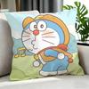 Cartoon Doraemon Cushion Cover Cushion Cover Set 4Pcs 50X50 45X45 40X40 Pillowcase Decorative Sofa Home Decor