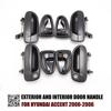 Outside / Ide Door Handles Set 8265025000 8261022001 For Hyundai Accent 2000 2001 2002 2003 2004 2005 2006