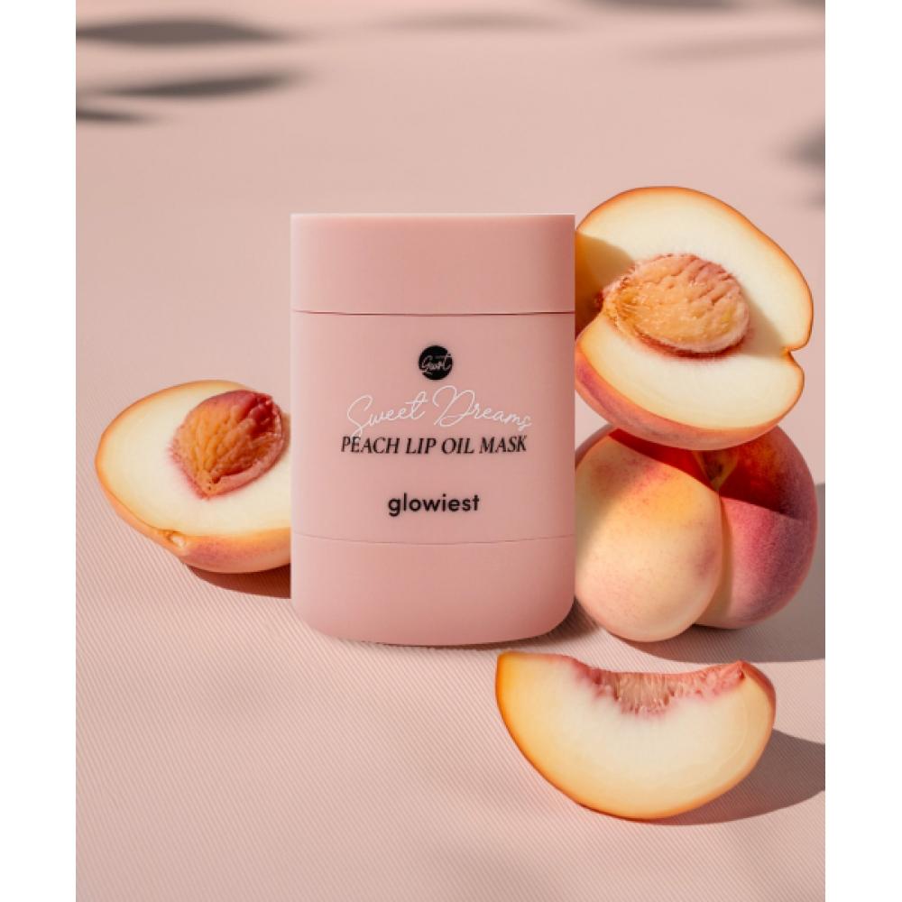 Glowiest [Free Gift Set] Sweet Dreams Highly Moisturizing Keratin Care Lip Oil Mask  + 1 Free Silicone Lip Brush 