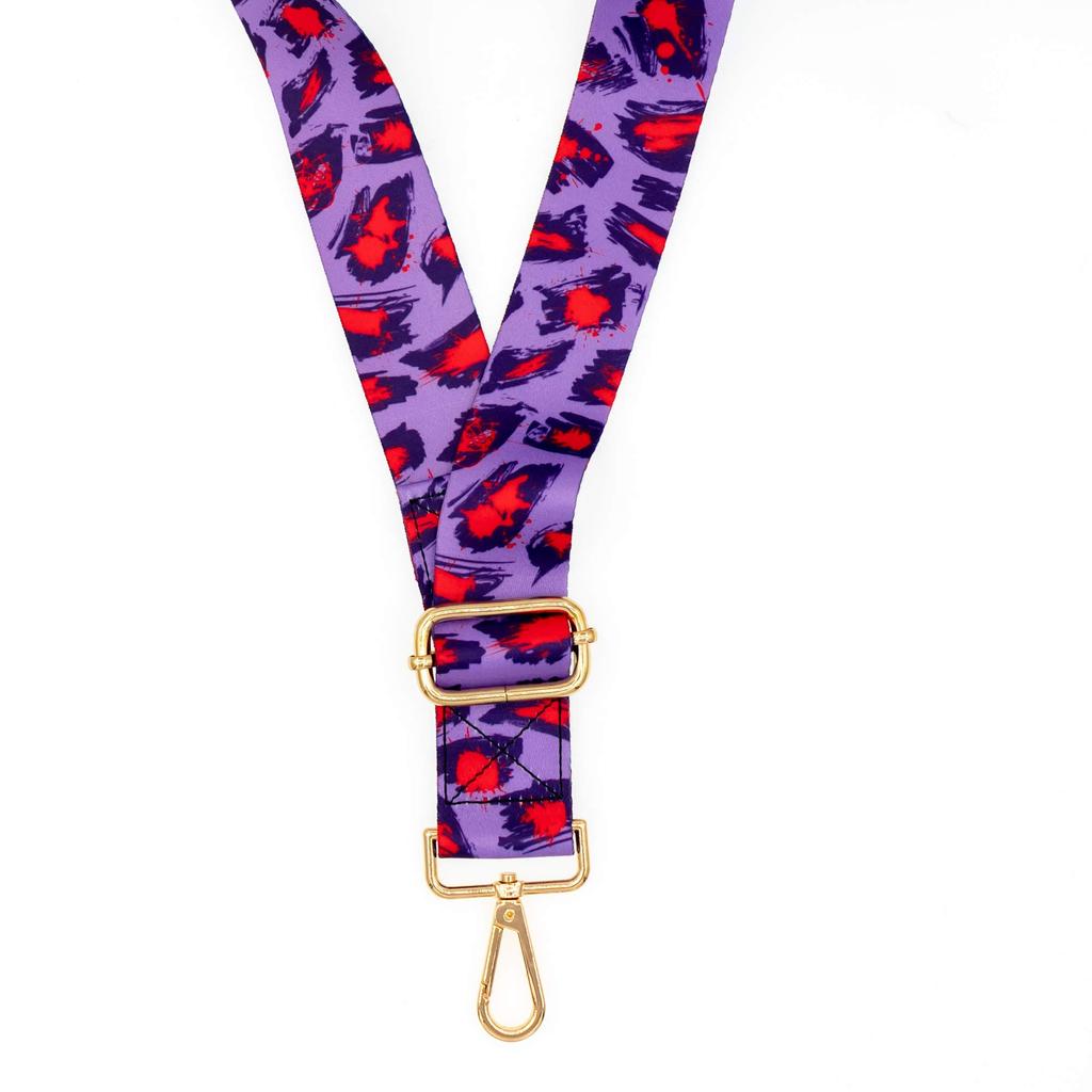 Cross Body Handbag Purse Strap Crossbody Handbag Purse Strap Wide Shoulder Strap Adjustable Replacement Belt Guitar Style Purple [Teeoff] (Painting