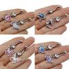 Anneau de nombril Tempérament Délicat Pour Femmes Filles Tendance Papillon Sexy Anneaux de Nombril Bijoux Piercing Corporel Cadeaux