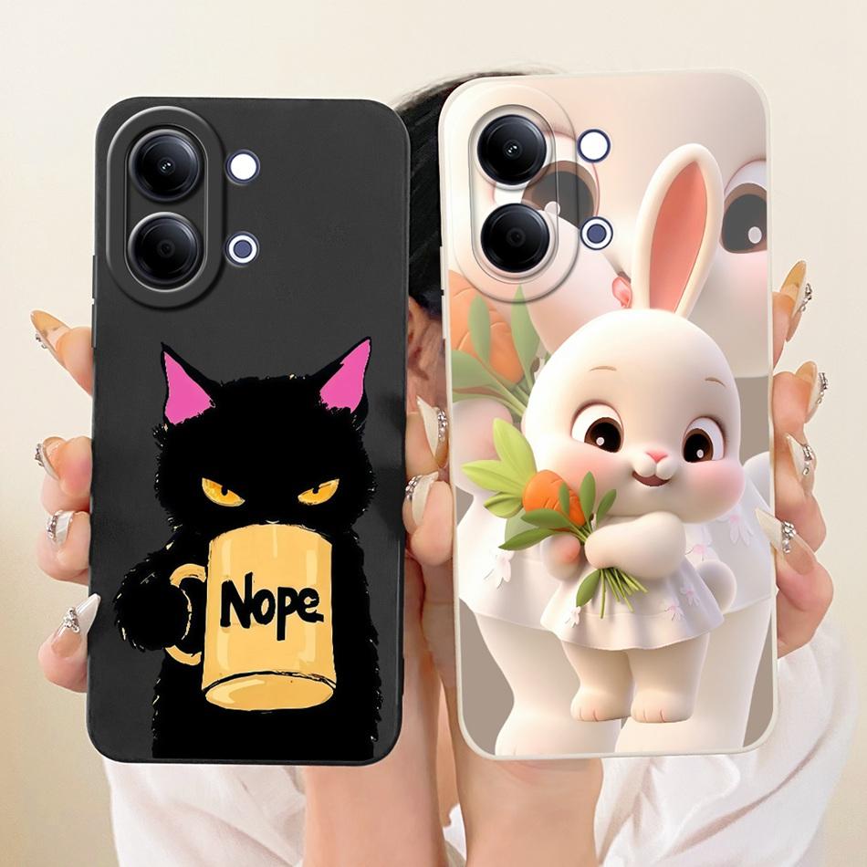For Vivo Y05 Y11d 2026 Cute Cat Flower Cartoon Phone Case For Vivo Y11D Y05 4G Shockproof Soft Silicone Covers Bumpers
