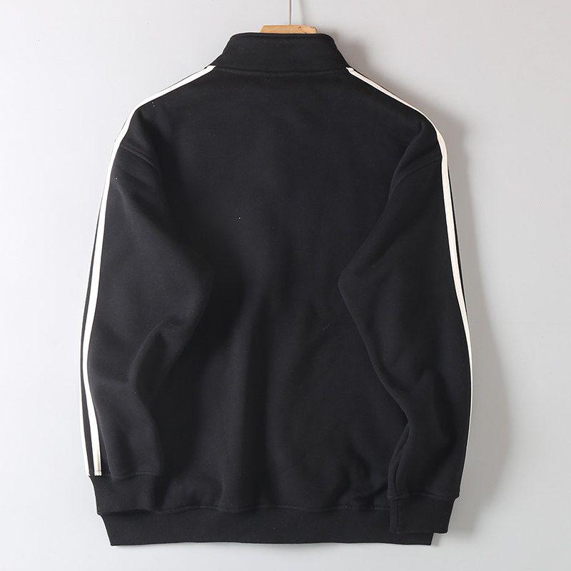 Foreign Trade Cut the Tag off Original Order American Heavy Fleece-lined Men and Women COUPLE'S Stand Collar Hoodie Blazer Jacket Tide