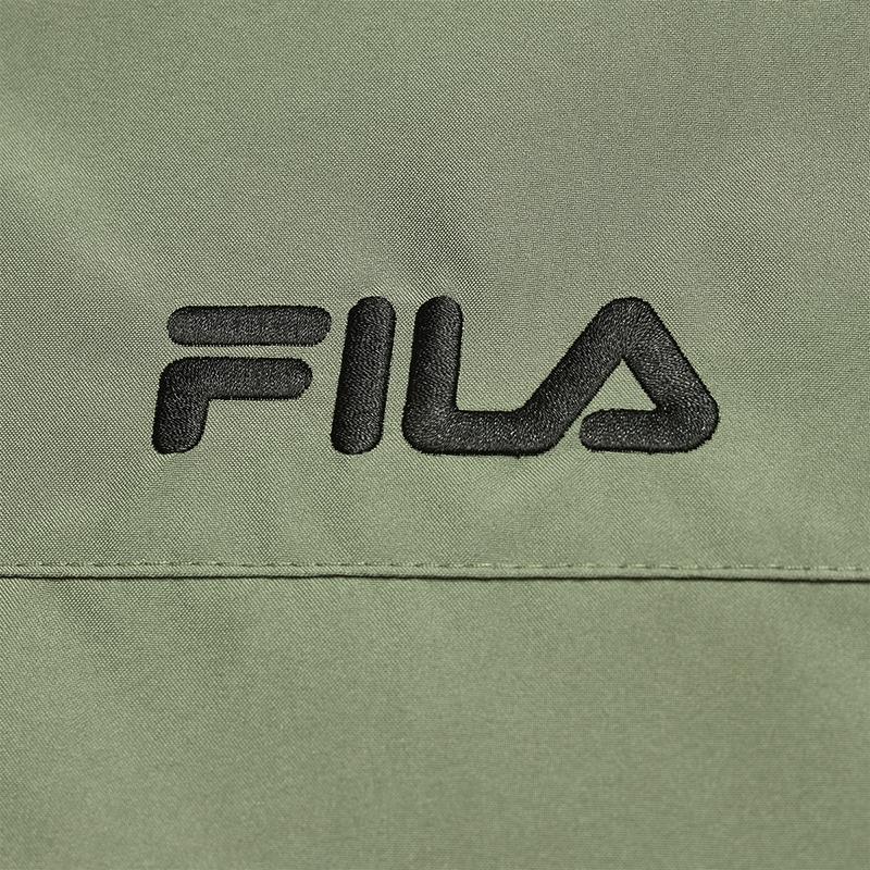 Fila Original Simple Fashion Retro Classic Versatile Comfortable Casual Warm Mid-Length Down Jacket Men Outerwear Green F61M549902FKK