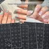 Christmas Snowflake & Tree Nail Art Stickers - Popular Holiday Nail Decoration Template