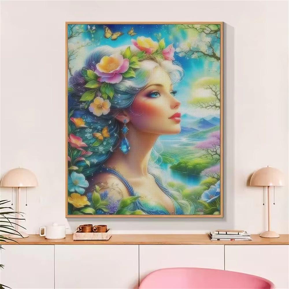 CHENISTORY Landscape Diamond Embroidery Cross Stitch Art Kits Diy Craft Diamond Painting5D Mosaic Kit Wall Art Home Decoration