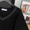 Women's Plus Size V-Neck Short-Sleeve Loose Mid-Length T-Shirt