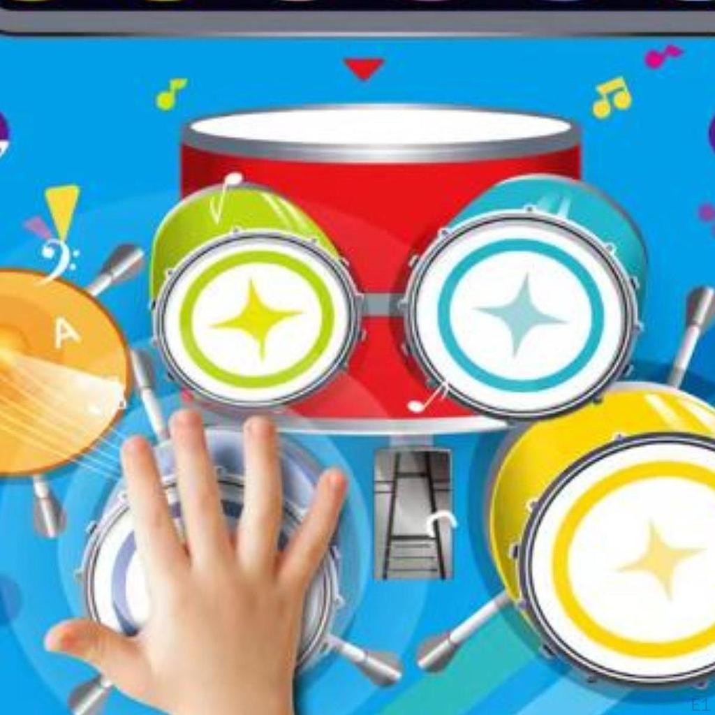 Baby Piano Mat 2 in 1 Drum Blanket Sensory Waterproof Early Learning Portable 80x50cm Brain