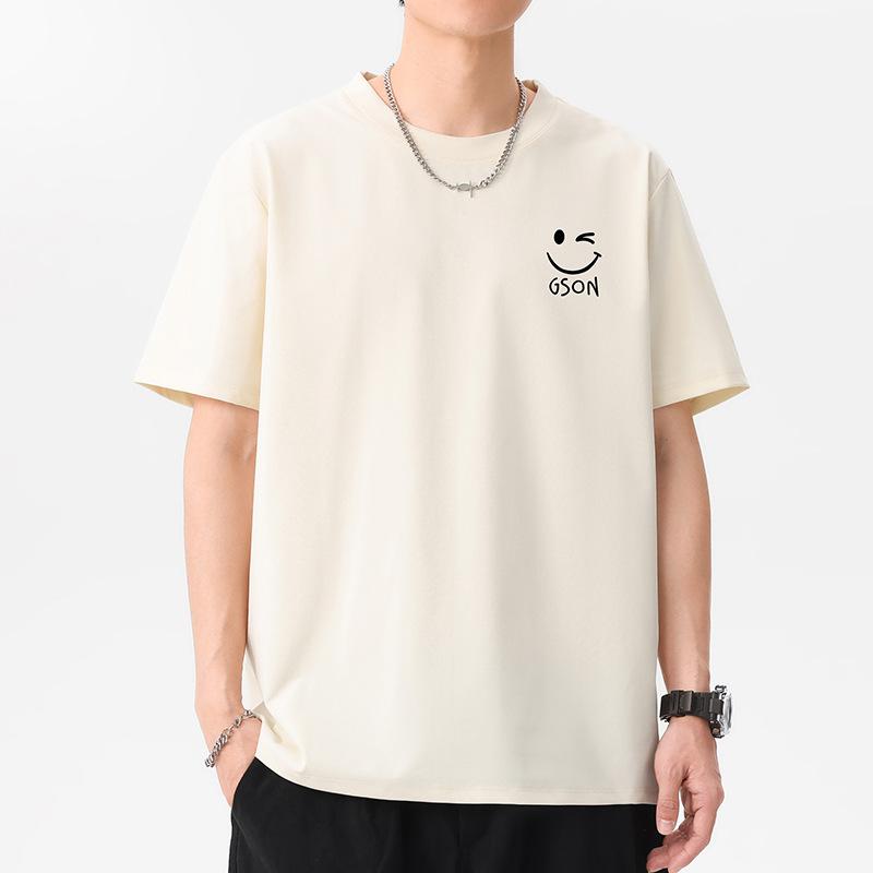 

Мужская футболка с коротким рукавом 12 цветов 100% хлопок мужская уличная футболка большого размера S-5XL 4XL бежевый