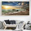 Natural Landscape Poster Sky Sea Sunrise Painting On Canvas Printing Modern Living Room Home Decoration Wall Art Picture Cuadros