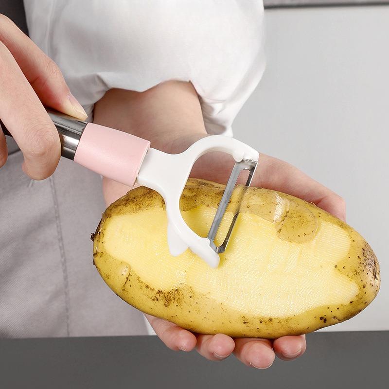 Multi Functional Stainless Steel Peeler Daily Household Kitchen Vegetable and Fruit Peeler Essential Tool Kitchen Accessories