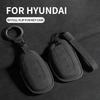 Suede Car Key Case Cover For Hyundai I30 I10 I40 Ix35 Elantra Ix25 Rina Festa Santa Fe Sonata Solaris Sonata Hybrid NEXO Tucson