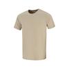 Comfortable Round Neck Pullover Short Sleeve T-Shirt Men Tops Khaki 2031F450-200