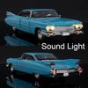 1:32 Eldorado Alloy Cars Charger 1970 Diecast Model Toy Sound Light Pull Back Door Opened Miniature Sports Car Collectibles Gift
