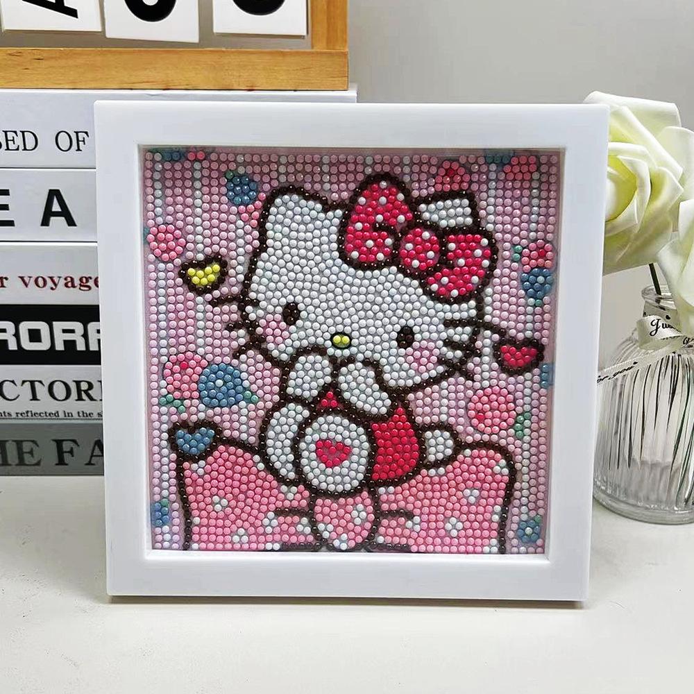 Children'S Diamond Painting Handmade Diy Masonry Painting Cartoon Diamond Sticker Bedroom Living Room Decorative Painting Photo Frame