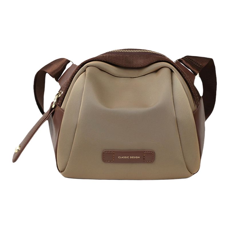 

New VINEY Fabric One Shoulder Crossbody Sling Bag Fanny Pack Small Round Bag Small Size Women s Khaki WV9002C9HA 22.1*8.9*17.0CM