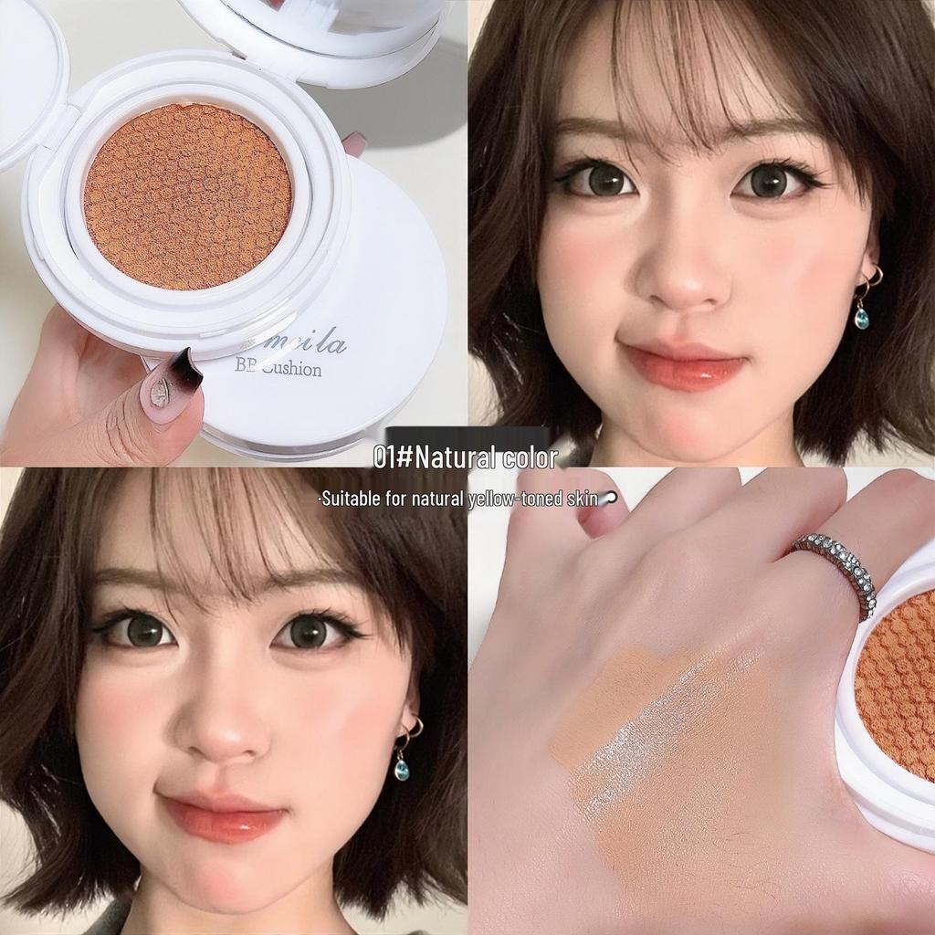 LAMEILA Cushion BB Cream: Long-lasting, Lightweight, Non-cakey, Hydrating, Smudge-resistant CC Cream