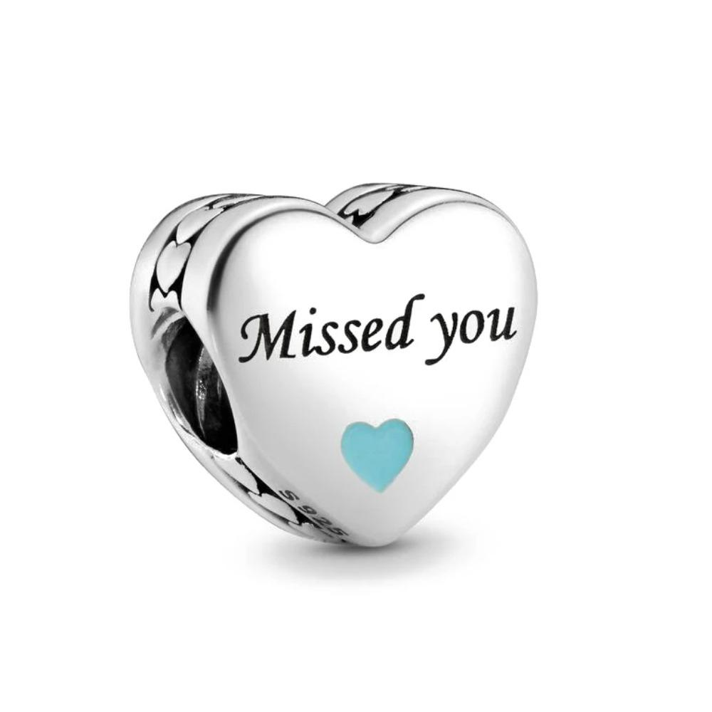 NEW 925 Silver Charm Fit Original Bracelet Accessories Women Jewelry Love Series Cupid Pink Heart Rose