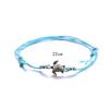 3Pcs Bohemia Women Weaved Rope Sea Turtle Stone Anklet Bracelet Foot Jewelry