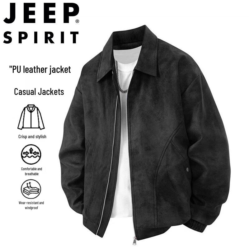 

JEEP SPIRIT Men s Spring Autumn Casual Work Jacket 3XL