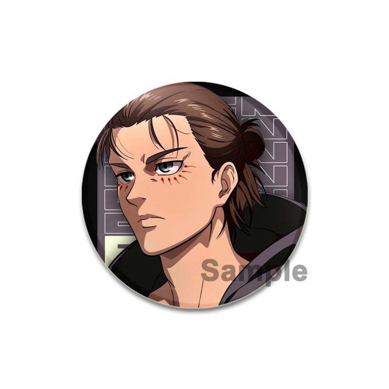 32/44/58mm Eren Yeager Ikony Pin Ručně vyráběná Brož Na Oblečení Kreslený Cosplay Odznak Batoh Dekorace Šperky Dárek
