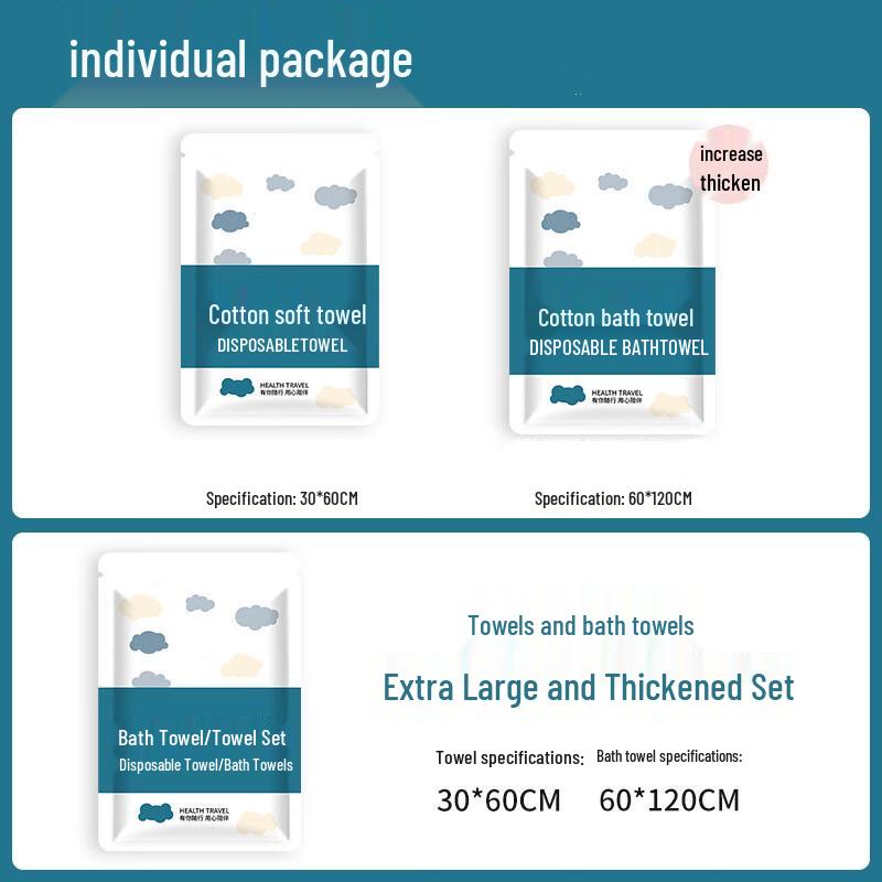 Penguin Group Disposable Cotton Towel Set